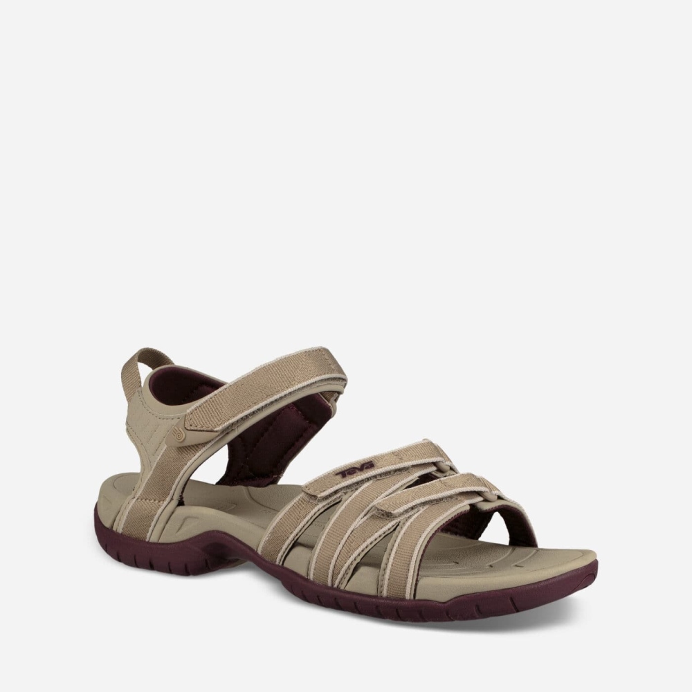 Teva Tirra - Women's Teva Hiking Sandals - Beige | India (RGQO48290)